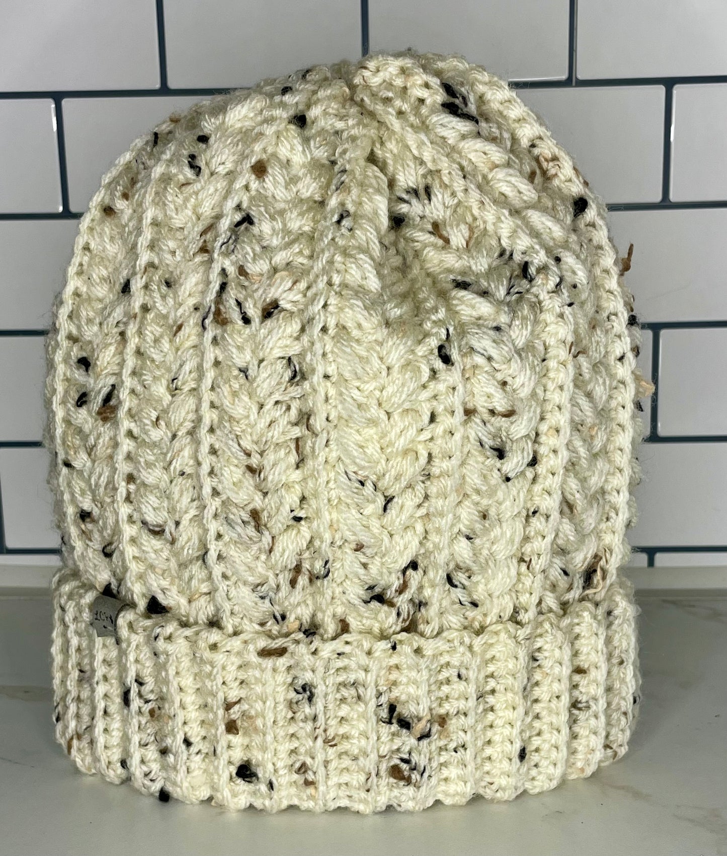 Toque - Wheat Stitch Big Brim