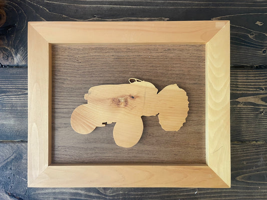 Working Vehicle Wooden Wall Art