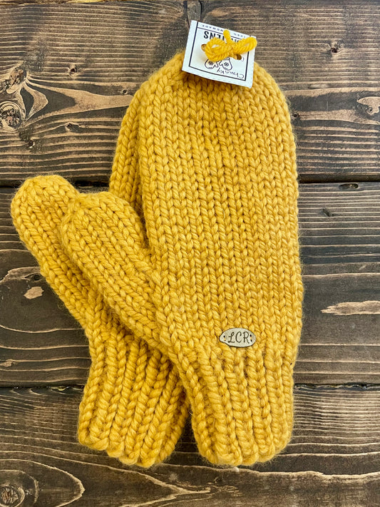 Plain Chunky Mittens