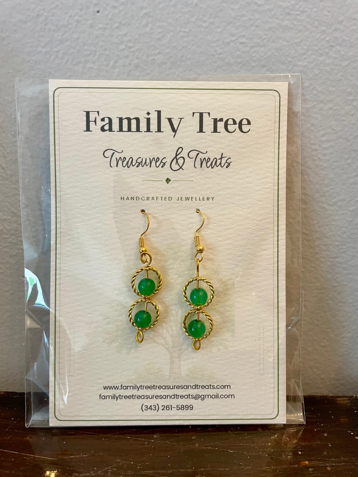 Earrings by Family Tree Treasures & Treats