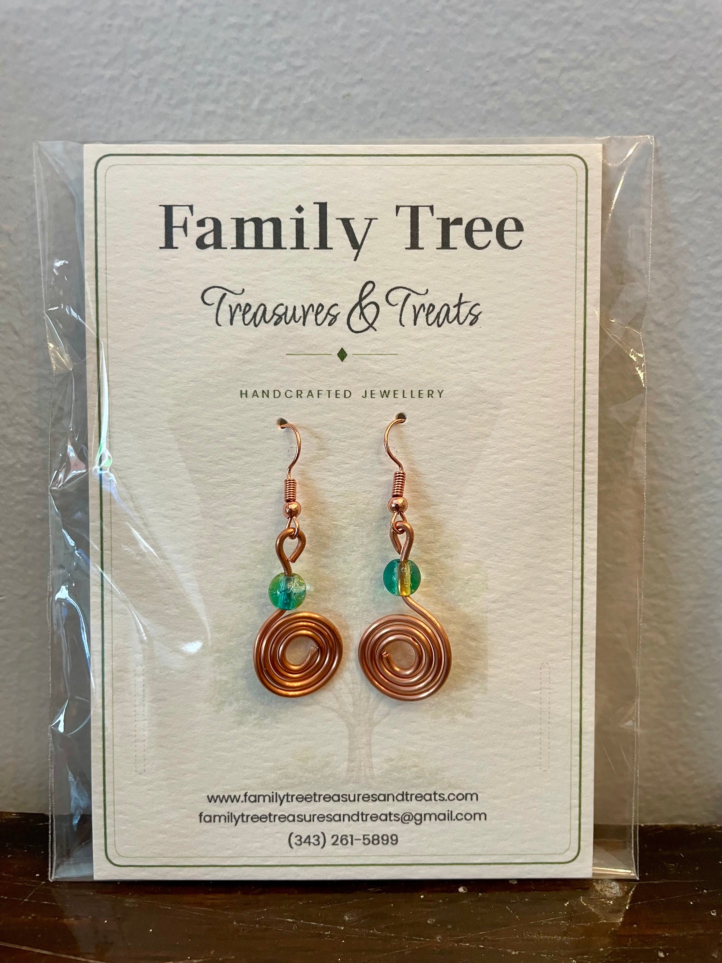 Earrings by Family Tree Treasures & Treats