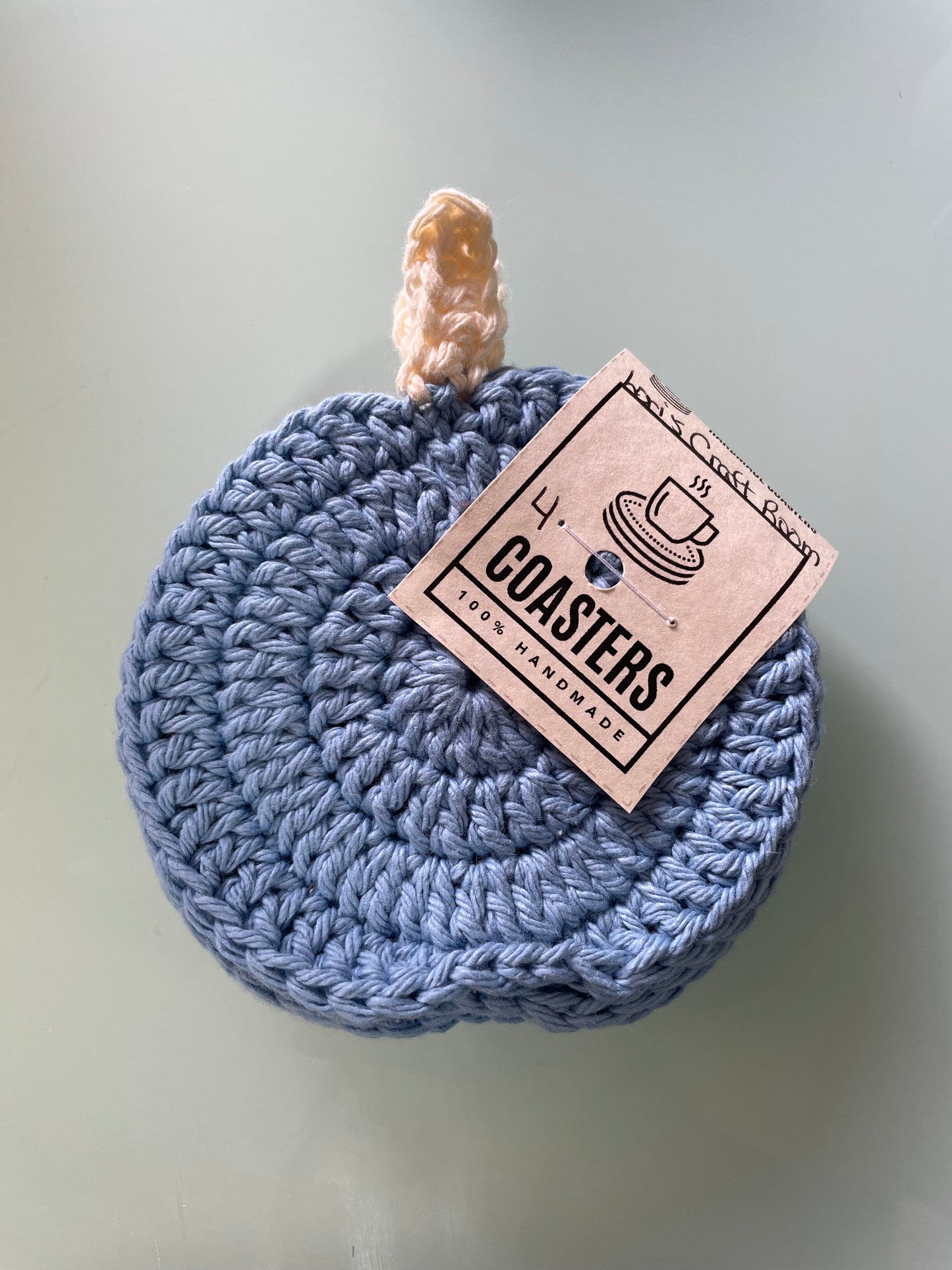Crochet Pumpkin Coasters