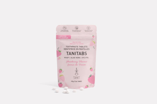 Strawberry Toothpaste Tablets - Compostable refill -124 tabs