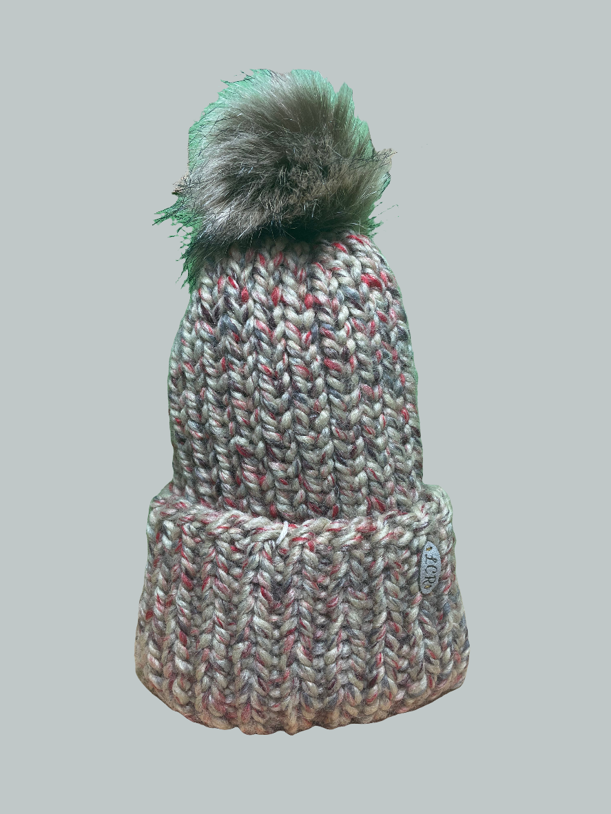 Knit Beanie with Pompom