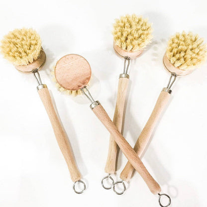 Bamboo Sisal Dish Brush - Zero Waste Kitchen Brush