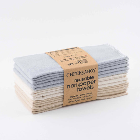 Reusable Non Paper Towels • Single-Ply