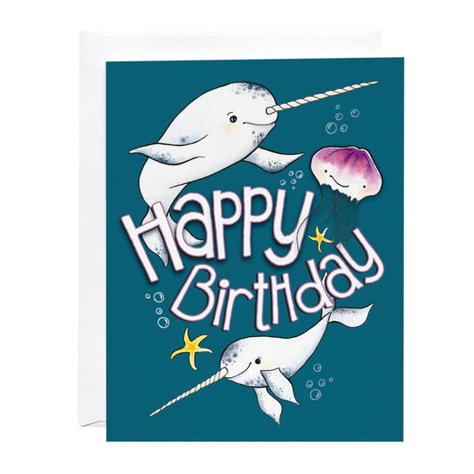 Happy Birthday - Narwhal and Jellyfish
