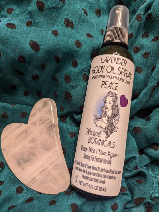Lavender Body Oil Spray 4oz by Wicked Botanicals