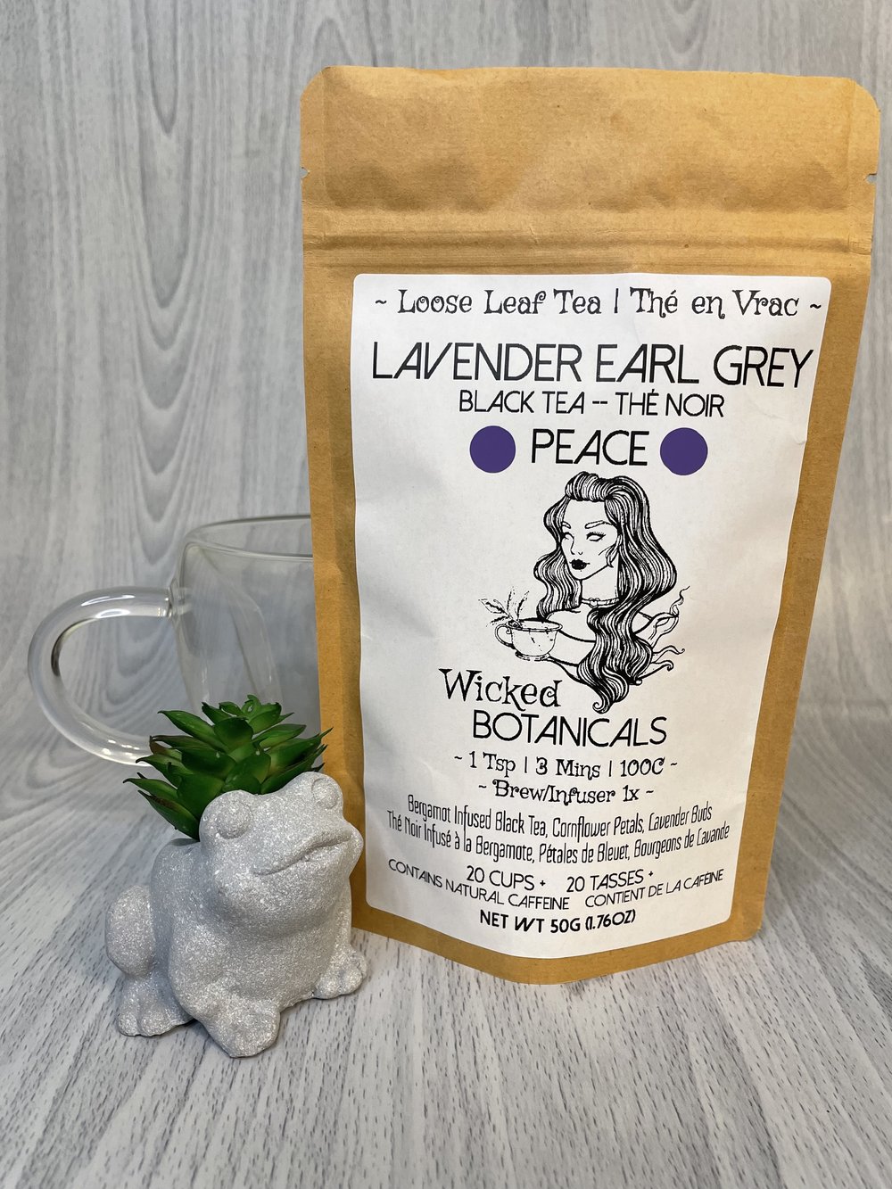Wicked Botanicals Loose Leaf Tea Lavender Earl Grey