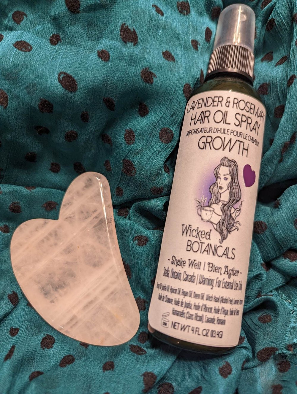 Lavender & Rosemary Hair Oil by Wicked Botanicals 4oz