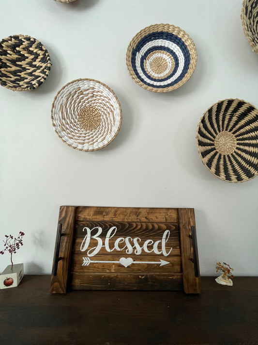 Blessed Serving Tray