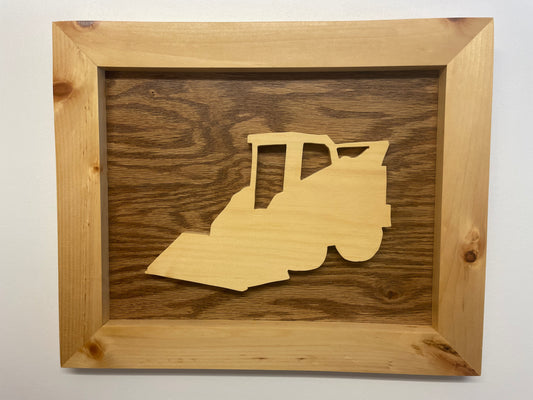 Wheeled Skid-steer Loader Wall Art